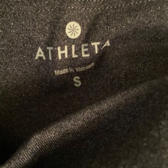 Athleta Power Kick Gray Flared Yoga Pants Leggings - S - Picture 8 of 11